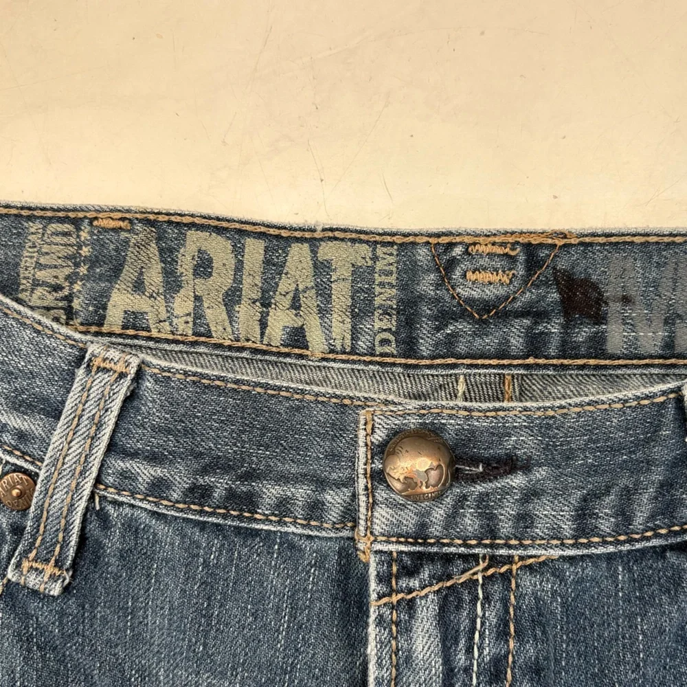 Ariat Men’s 36 M4 Low Rise Boot Jeans Medium Wash Western Workwear Cowboy